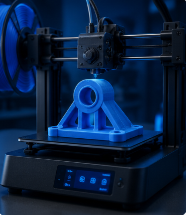 Impressão 3D — peças em produção na PrintMec